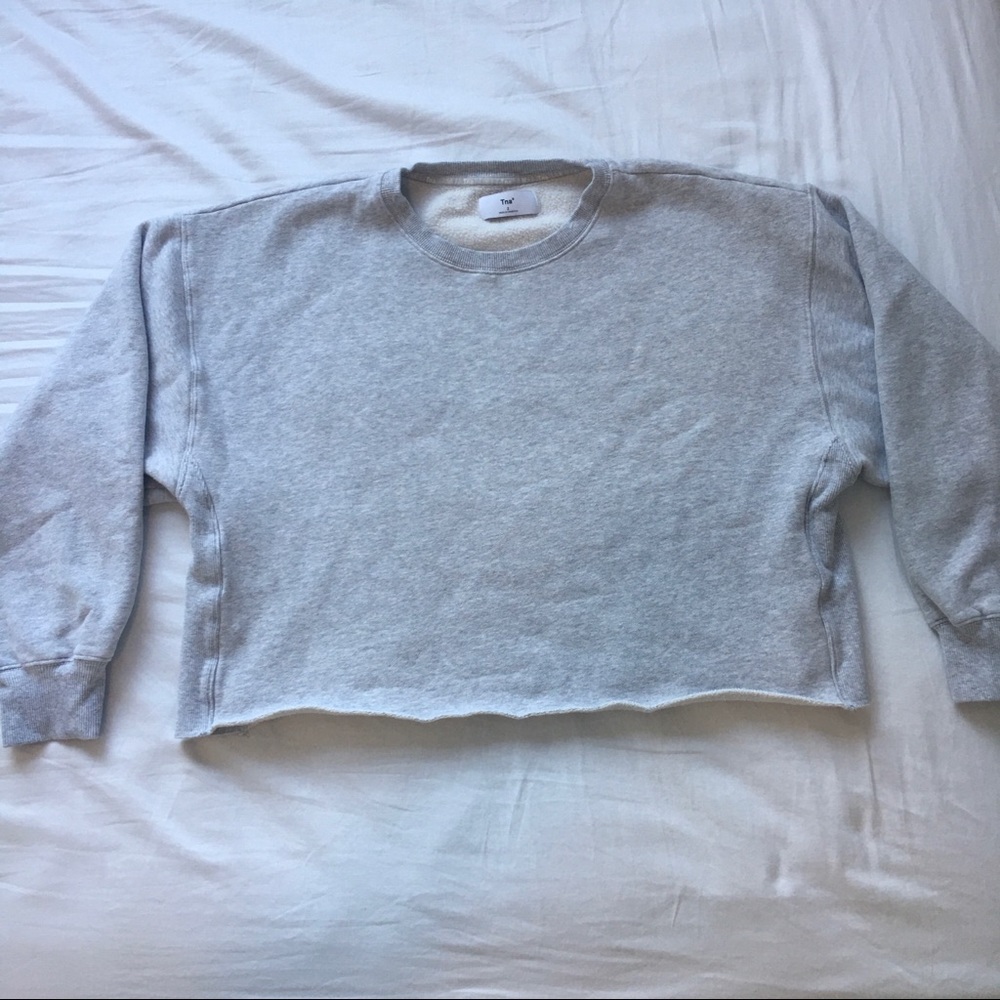 Aritzia TNA Boyfriend Cropped Sweatshirt